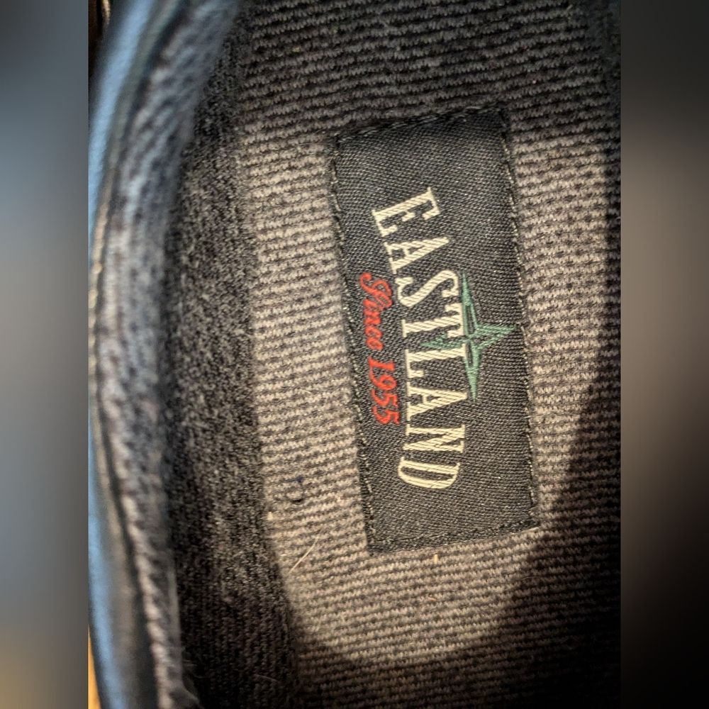Eastland Amore Black Leather Clog Slip on Shoes Womens Size 7.5M Work Casual - Picture 7 of 8